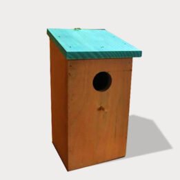 Wooden bird house,nest and cage size 12x 12x 23cm 06-0008 www.gmtproducts.com