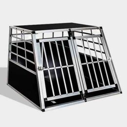 Aluminum Large Double Door Dog cage 65a 06-0773 www.gmtproducts.com