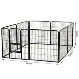 80cm Large Custom Pet Wire Playpen Outdoor Dog Kennel Metal Dog Fence 06-0125 www.gmtproducts.com