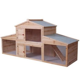 Large Wood Rabbit Cage Fir Wood Pet Hen House www.gmtproducts.com