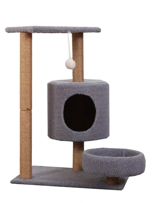 GMTPET Pet Furniture Factory best cat climbers post climbing scratching With Sleep Spoon cat tree manufacturers cat tree houses 06-1174 www.gmtproducts.com