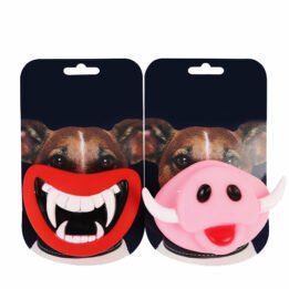 Squeak Chewing Funny Teeth Pig Nose Joke Prank Custom Vinyl Toy Pet Teething Toys For Halloween Toy www.gmtproducts.com