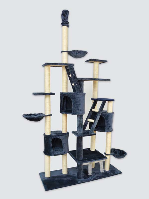 Plataforma de juego para gatos con árbol para gatos grandes de sisal multicapa de lujo www.gmtproducts.com