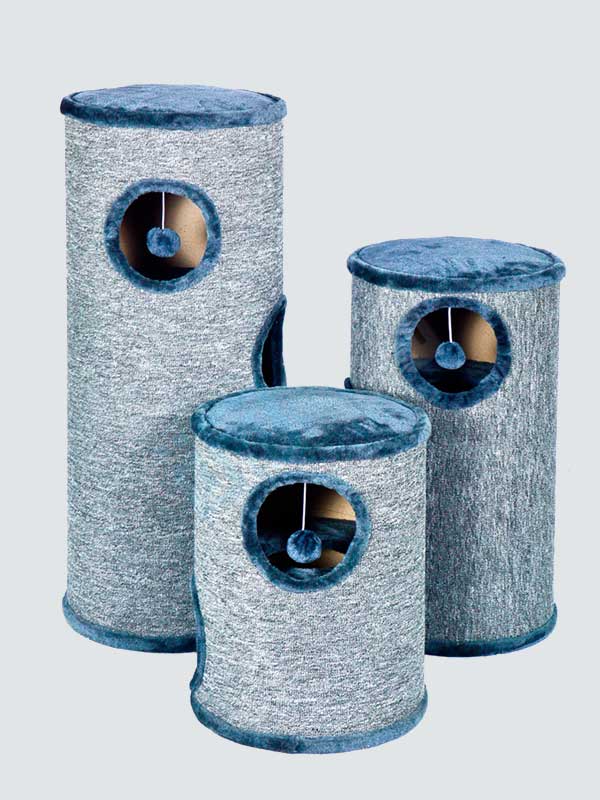 Venta al por mayor de tela cilíndrica de sisal, arena para gatos de múltiples capas, casa para gatos www.gmtproducts.com