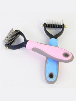 Wholesale OEM & ODM Pet Comb Stainless Steel Double-sided open knot dog comb 124-235001 www.gmtproducts.com